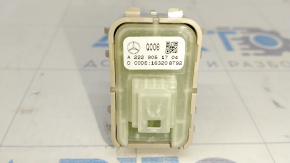 Trunk lid opening button interior Mercedes W213 E 17-23 beige housing for electric drive used