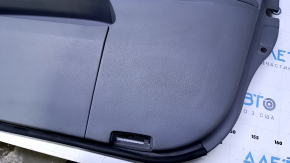 Door trim card front left Toyota Avalon 05-12 gray with gray insert leather, armrest gray leather, molding light wood, without backlight, dent, abrasions, scratches Used