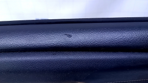 Door trim card front right Toyota Avalon 13-18 black with black insert leather, armrest black leather, scuffs, abrasions, scratches used