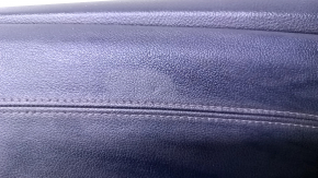 Door trim card front right Toyota Avalon 13-18 black with black insert leather, armrest black leather, scuffs, abrasions, scratches used