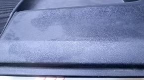 Door trim card front right Toyota Avalon 13-18 black with black insert leather, armrest black leather, scuffs, abrasions, scratches used