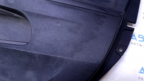 Door trim card front right Toyota Avalon 13-18 black with black insert leather, armrest black leather, scuffs, abrasions, scratches used