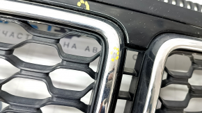 Radiator grill grill Jeep Grand Cherokee WK2 17- complete honeycomb chrome, frame black gloss, sand Used