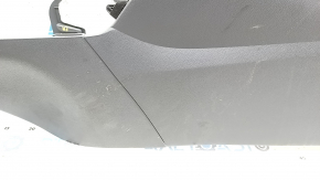 Central console armrest and cup holder Kia Niro 17-22 HEV, PHEV leather, gray, scratches, for cleaning Used