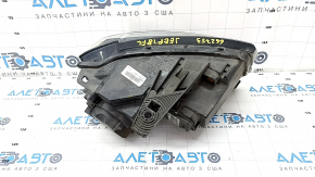 Headlight front left complete Jeep Grand Cherokee WK2 16-18 xenon, dark, without washer, sand, plaque from inside glass used