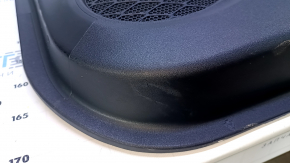 Door trim card front right Toyota Prius 50 16- black with white insert plastic, armrest black leather, scuffs used