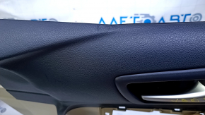 Door trim card front right Toyota Camry v50 12-14 usa beige with black insert plastic, armrest beige leather, dents, scratches, abrasions Used