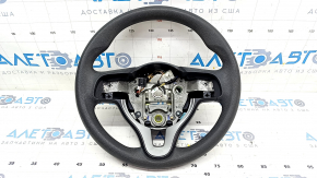 Naked steering wheel Kia Niro 17-19 HEV, PHEV rubber, black, for cleaning used