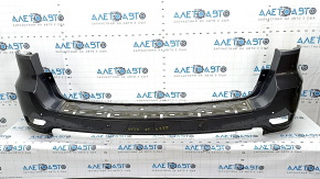 Bare rear bumper Jeep Grand Cherokee WK2 16-21 upper part, for parking sensors, graphite, scratches used