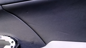 Door trim card front right Toyota Camry v50 12-14 usa gray with black insert leather, armrest gray leather, dents, abrasions, scratches, nicks Used