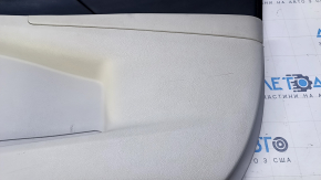 Door trim card front right Toyota Camry v50 12-14 usa gray with black insert leather, armrest gray leather, dents, abrasions, scratches, nicks Used