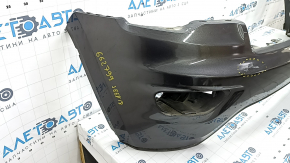 Front bumper bare top part under the trim Jeep Grand Cherokee WK2 17- graphite, dented, torn, scratches, broken guide, non-factory holes Used
