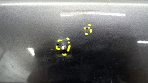 Front bumper bare top part under the trim Jeep Grand Cherokee WK2 17- graphite, dented, torn, scratches, broken guide, non-factory holes Used