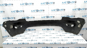 Front bumper bare top part under the trim Jeep Grand Cherokee WK2 17- graphite, dented, torn, scratches, broken guide, non-factory holes Used