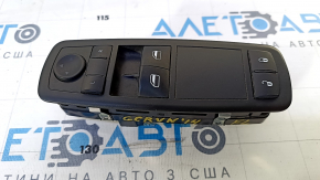 Front left window lift control Dodge Grand Caravan 11-20 black, worn used
