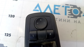 Front left window lift control Dodge Grand Caravan 11-20 black, worn used
