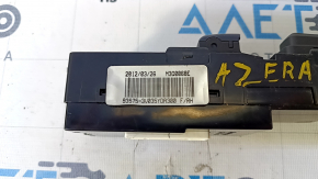 Front right window lift control Hyundai Azera 12-17 beige, 1 auto used