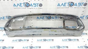 Front bumper trim lower Jeep Grand Cherokee WK2 17 - chrome, cracks, scratches, broken fasteners Used