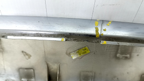 Front bumper trim lower Jeep Grand Cherokee WK2 17 - chrome, cracks, scratches, broken fasteners Used