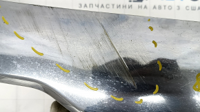 Front bumper trim lower Jeep Grand Cherokee WK2 17 - chrome, cracks, scratches, broken fasteners Used