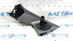 Kia Niro 17-22 HEV, PHEV center console trim gray, matte gray insert, scratches, abrasions Used