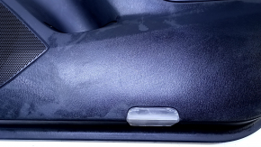 Door trim card front right Mazda 6 13-15 Sport black gray insert cloth, armrest black leather, chrome insert, dents, abrasions, scratches, for dry cleaning