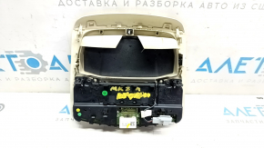 Front light Lincoln MKZ 13-16 under sunroof, beige. scratch, broken silk