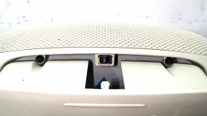 Front light Lincoln MKZ 13-16 under sunroof, beige. scratch, broken silk