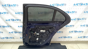 Door assembly rear right Mercedes W213 E 17-23 blue 890, keyless, painted 0.25-0.3, butt