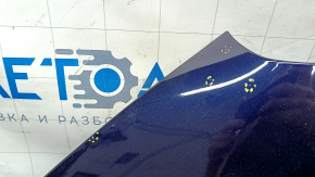 Bonnet bare Mercedes W213 E 17-20 aluminum, blue 890, chips