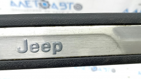 Door sill trim front right Jeep Grand Cherokee WK2 11-21 black with chrome, scratches, corrosion