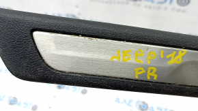 Door sill trim front right Jeep Grand Cherokee WK2 11-21 black with chrome, scratches, corrosion