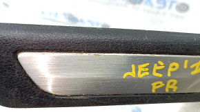 Door sill trim front right Jeep Grand Cherokee WK2 11-21 black with chrome, scratches, corrosion