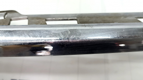 Jeep Grand Cherokee WK2 11-21 rear bumper trim chrome, scratches, chrome peeling, dents, rubbed
