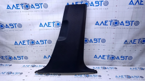 Center pillar trim lower right Honda Accord 18-22 black, faded plastic