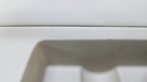 Door trim card front right Lexus RX350 RX450h 10-15 beige with beige insert leather, armrest beige leather, scratches, abrasions, whitened plastic