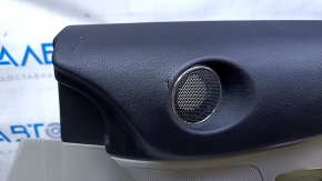 Door trim card front right Lexus RX350 RX450h 10-15 gray with gray insert leather, armrest gray leather, scuffs, bumps, abrasions, for dry cleaning