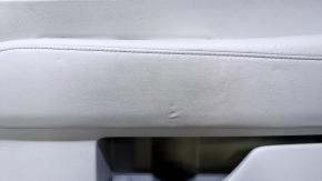 Door trim card front right Lexus RX350 RX450h 10-15 gray with gray insert leather, armrest gray leather, bumps, abrasions, dents