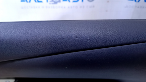 Door trim card front right Lexus RX350 RX450h 10-15 black with black insert leather, armrest black leather, scuff, bumps