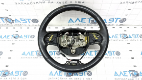 Naked steering wheel Jeep Grand Cherokee WK2 14-21 leather black, heated, scratches, for re-upholstery