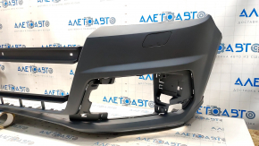 Bare front bumper Audi Q7 16-19 S-line without parking sensors under the washer