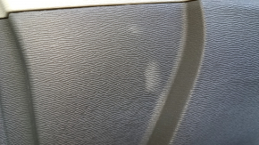 Door trim card front right Toyota Sienna 11-12 gray with beige insert plastic, armrest beige leather, plastic turned white, scuffs, scratches