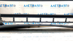 Bare front bumper Audi Q7 16-19 S-line without parking sensors under the washer, dented