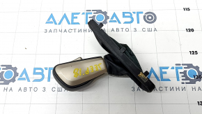 Gear knob Jeep Grand Cherokee WK2 17 - beige, black leather, worn, scratches