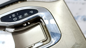 Center console trim with cup holders Jeep Grand Cherokee WK2 17- beige, scratches, chrome peeling