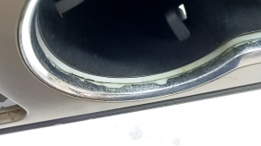 Center console trim with cup holders Jeep Grand Cherokee WK2 17- beige, scratches, chrome peeling