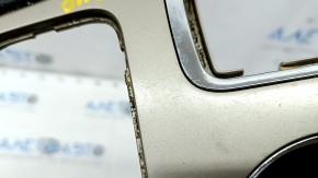 Center console trim with cup holders Jeep Grand Cherokee WK2 17- beige, scratches, chrome peeling