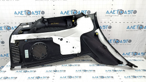 Right arch trim Jeep Grand Cherokee WK2 16-20 black, for subwoofer, scratches, worn, broken fasteners, needs cleaning