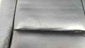 Left rear seat Jeep Grand Cherokee WK2 16-17 - black leather, heated, scratches, dry cleaning, missing plug