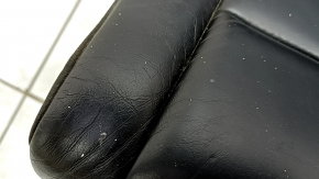 Left rear seat Jeep Grand Cherokee WK2 16-17 - black leather, heated, scratches, dry cleaning, missing plug